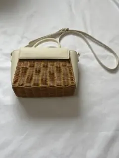 【美品】niko and カゴショルダーバッグ