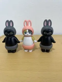 mofusand モフサンド うさにゃん フィギュア　 3点セット