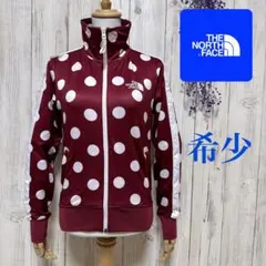 希少モデル★ノースフェイス ドット柄 トラックジャケット M ワインレッド 総柄のサムネイル