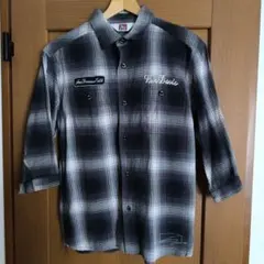 BEN DAVIS チェック柄 長袖ネルシャツ