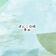 ぽんこ☆様　専用