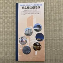 近鉄グループホールディングス 株主様ご優待券 2026年12月末まで