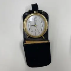 Harrods ハロッズ ミニ置き時計 ゴールドクオーツ ロンドン土産ケース
