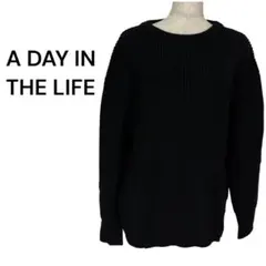 ADAYINTHELIFE ユナイテッドアローズ 長袖ニット セーター ブラック