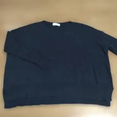 SLOBE IÉNA ネイビーリブニット長袖