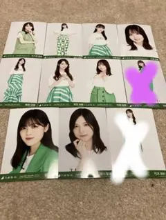 乃木坂46 生写真 緑白 北海道 まとめ売り