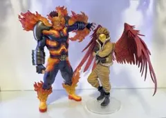 僕のヒーローアカデミア　 エンデヴァー 　ホークス　フィギュア　一番くじ　セット