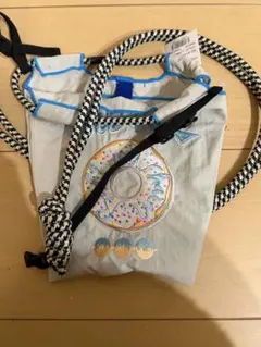 Ball & Chain ドーナツ刺繍エコバッグS ショルダーストラップ付き美品