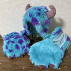 ディズニーリゾート　モンスターズインク　サリー　マフラーキャップ