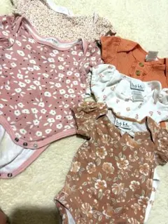 花柄ロンパースセット 95cmまで