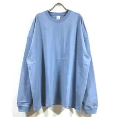 新品 5.6オンス ビッグシルエット 長袖 Tシャツ メンズ アシッドブルー Lのサムネイル