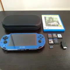 PS Vita本体、ゲームソフト、メモリーカード（16GB）ケース、充電端子付き