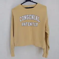 ハニーズ コルザ COLZA ロゴ トレーナー S イエロー スウェット
