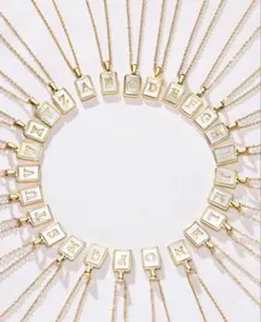 シーン イニシャルネックレス ペンダントネックレス S