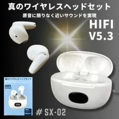 真のワイヤレスヘッドセット ワイヤレスイヤホン HIFI V5.3 高音質のサムネイル