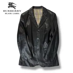 2025年最新】バーバリーブラックレーベル ライダース レザーの人気