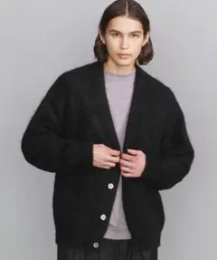 BEAUTY＆YOUTHビューティー＆ユース人気シャギーモヘヤVカーディガン