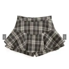 GRL チェック柄フリルキュロット ks006