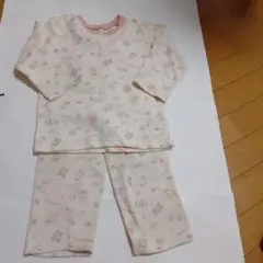アンパンマン パジャマ 長袖 ピンク 苺柄 裏起毛
