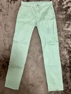 UNIQLO ウルトラストレッチカラージーンズ グリーン 男女兼 Sサイズ