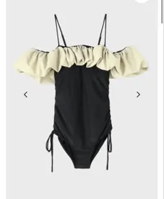 【The Toe】ザトゥー　オフショルダー フリル スイムウェア