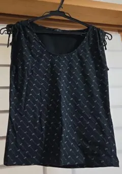 COMME CA ISM ノースリーブ トップス ブラック
