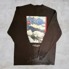 THE NORTH FACE 長袖ブラックTシャツ メンズM