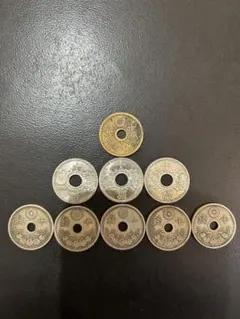 10銭硬貨コンプリート 昭和前期の硬貨セット　コレクション用　全9枚のサムネイル