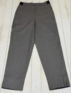 チェック柄 ストレートスラックス　PASSIONE 新品　タグ付　期間限定値引