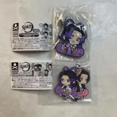 鬼滅の刃　しのぶ　カナエ　キャラばんちょうこう　ヘアクリップ ラバーマスコット