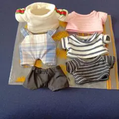 ぬいぐるみ15センチ 着せ替え服セット 6点