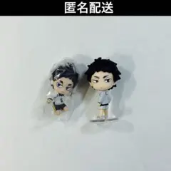 ハイキュー　赤葦京治　こっちむいて　でふぉfig マスコット　キーホルダーのサムネイル