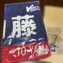 ヴァンフォーレ甲府10.内藤大和ユニキーホルダー&フェイスタオル2点セット新品