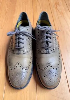 Cole Hann Zero Grand ウィングチップシューズ アンティーク調