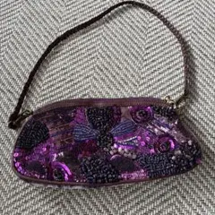 ビーズ刺繍 スパンコールバッグ