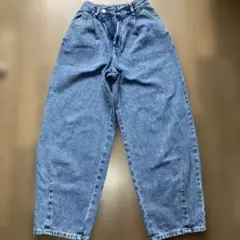 バレルレッグ　ジーンズ　デニム　GU Ｍ　150