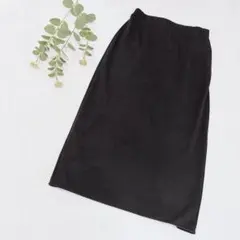UNIQLO　ストレッチダブルフェイスナロースカート　Ｍ　バックスリット