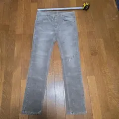 【LEE】ヴィンテージ なグレーアッシュコーデュロイパンツスリム(ストレッチ)