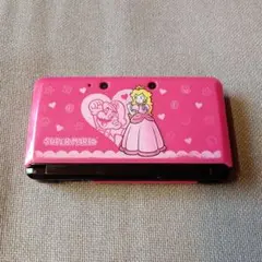 スーパーマリオ プリンセスピーチ ケース付き3DS本体ジャンク扱い