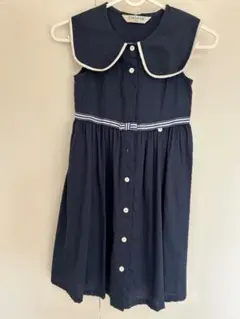 CHOPIN セーラーカラー ワンピース ネイビー 120