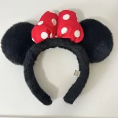 ミニーマウス 赤リボン カチューシャ