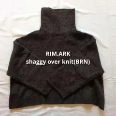 RIM.ARK shaggy over knit(BRN)