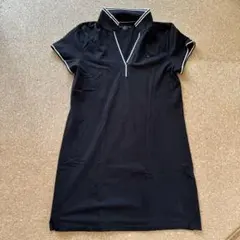 TOMMY HILFIGER ブラックポロワンピース L