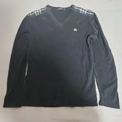 BURBERRY BLACK LABEL Vネック長袖カットソー