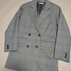 極美品!!BROWNY グレンチェックオーバーサイズダブルジャケット