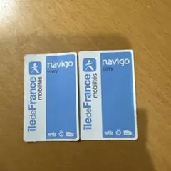 navigo easy ナヴィゴイージー パリ 残高あり　2枚セットのサムネイル