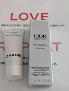 【新品】ディオール ＆ シャネル 美容液サンプル 2点セット メルカリ便のサムネイル
