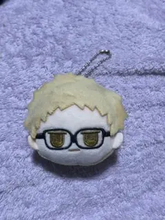 ハイキュー　ぬいぐるみキーホルダー　月島