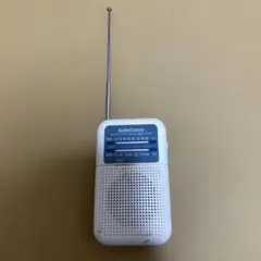 オーム電機 AM/FMラジオ RAD-F125N-W ポケットラジオ