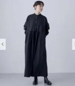 新品タグ付◇ 『2サイズ展開』コットンカットワイドワンピース かぐれ